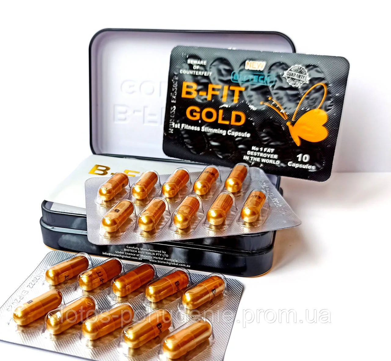 Капсули для схуднення Б — ФІТ ГОЛД 30 капсул B — FIT GOLD