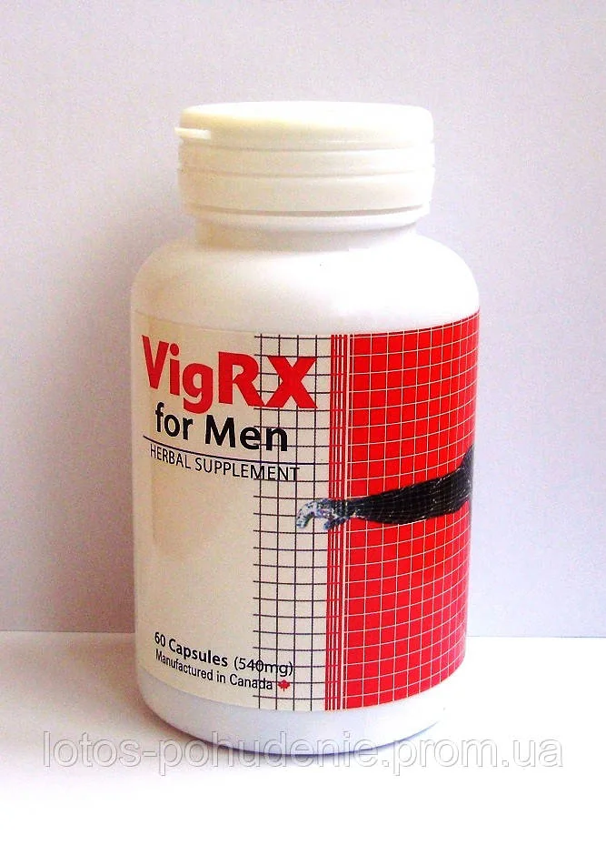 Капсули для підвищення потенції і збільшення статевого члена Vig RX for Men