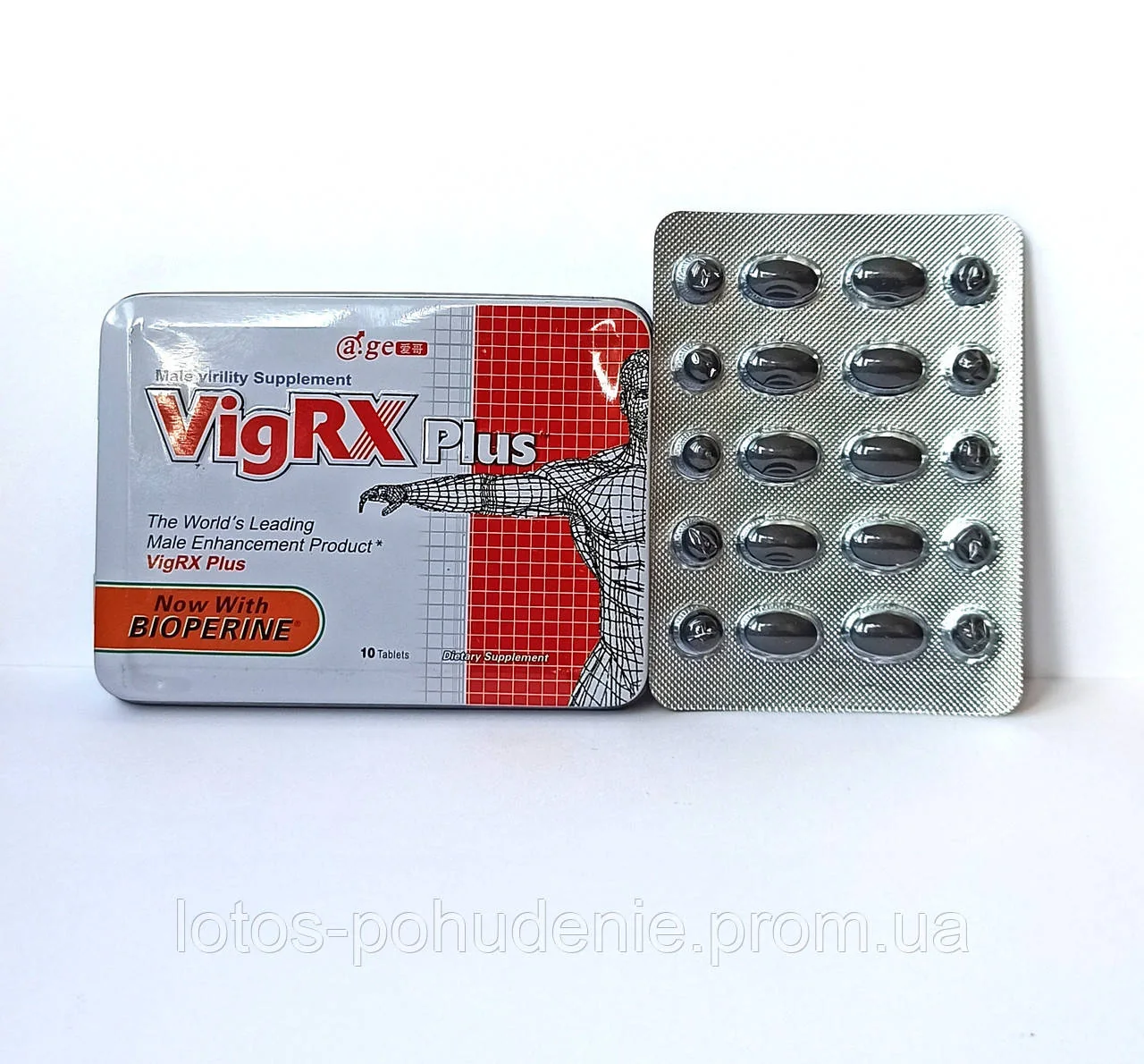 Таблетки для підвищення потенції та збільшення члена VIG RX PLUS