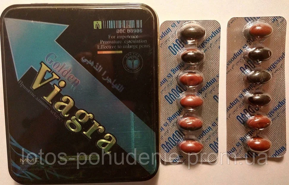 Таблетки для підвищення потенції Golden Viagara Золота Віагара