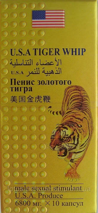 Таблетки для підвищення потенції Пеніс Золотого Тигра